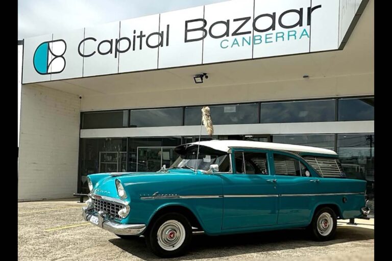 Vintage Holden EK stationwagon at Capital Bazaar antiques and collectables Canberra ACT