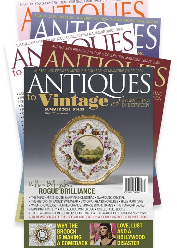 Renew your subscription to Antiques to Vintage and get a fifth issue for just an extra $5!