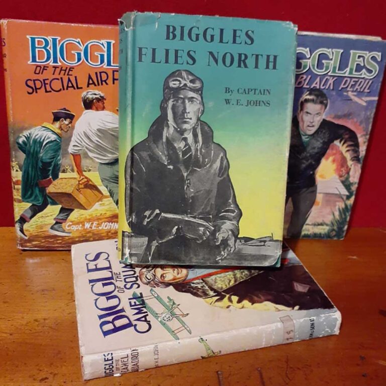 Biggles books at Strathalbyn Antiques and Vintage Fair and Treasure market