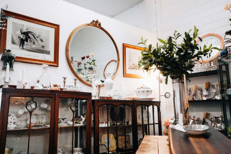 Antique and collectable treasures at Annies Collectables in Capital Bazaar, Canberra.