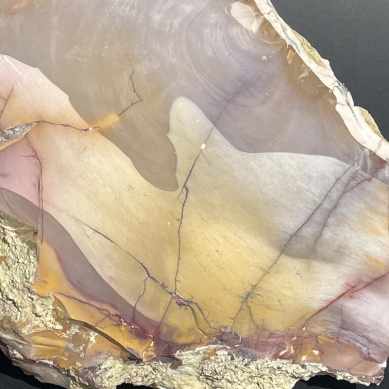 unique Australian mookite jasper, pastel colours and porcelain texture from Mystic Union Qld