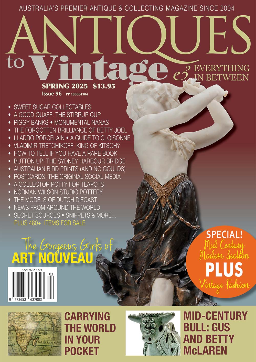 Antiques to Vintage issue 96, Spring 2025