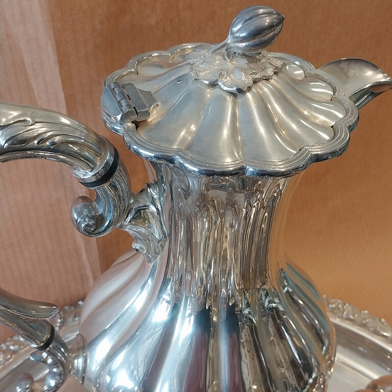 Silver-plated James Dixon & Sons tea set