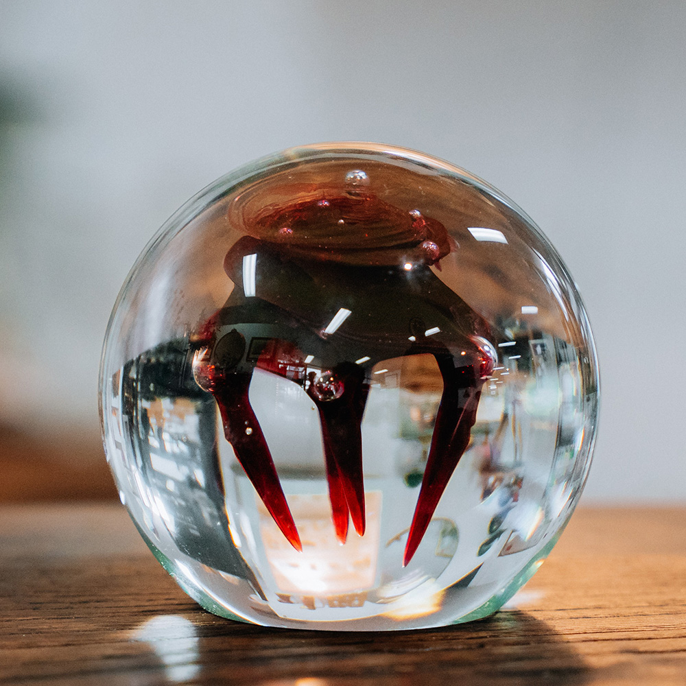 Caithness ‘Space Rose’ paperweight