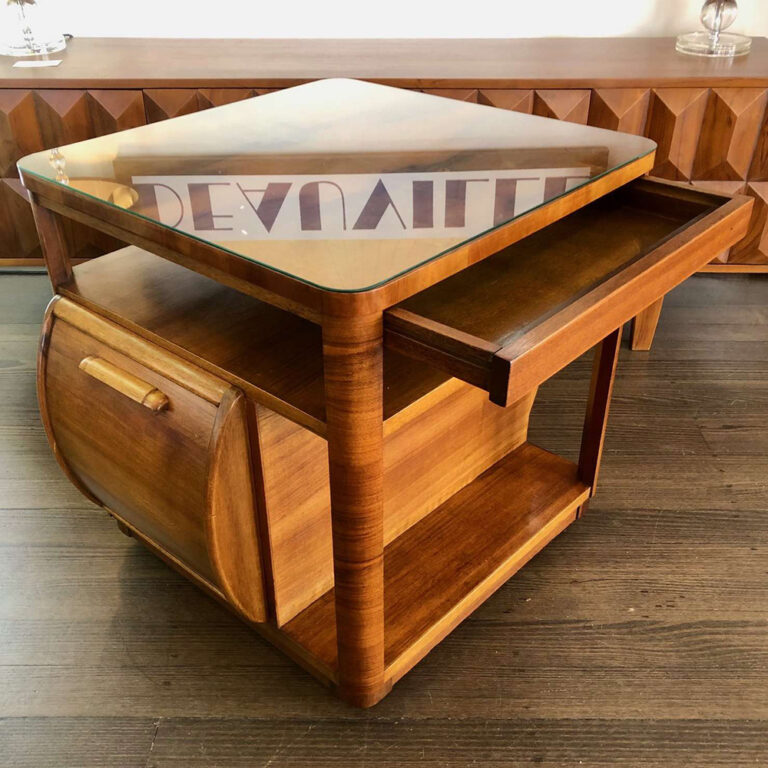 English mid-century side table