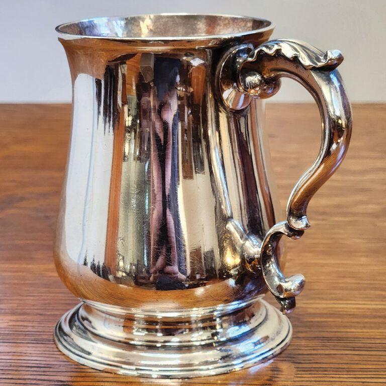 George III silver mug by Charles Wright, London 1774