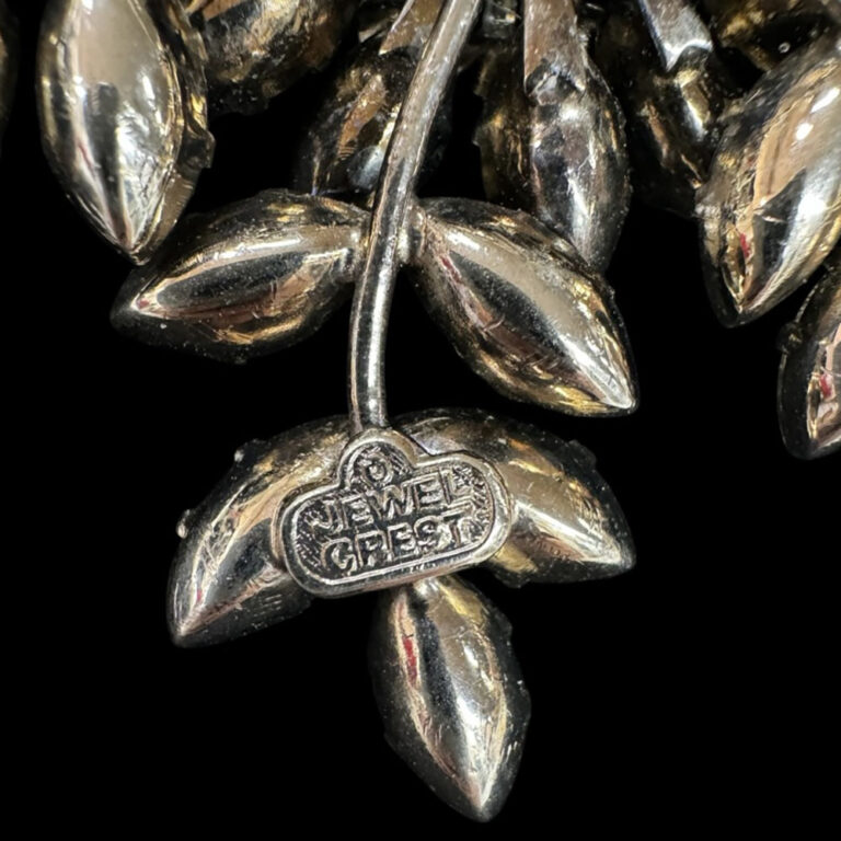 Rare Jewel Crest Wisteria brooch by donald simpson