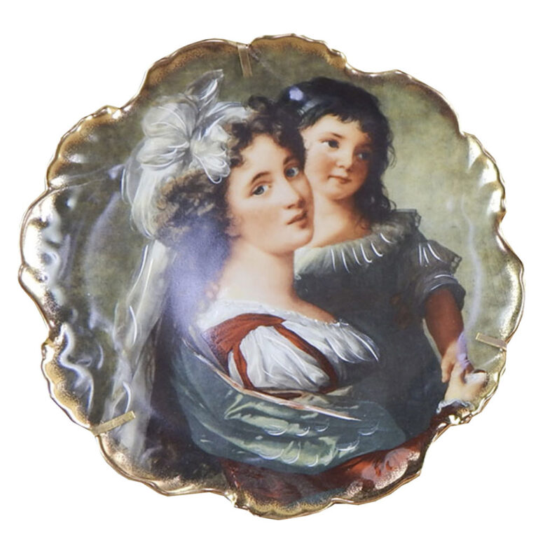 pair of Vigee Lebrun Limoges plates