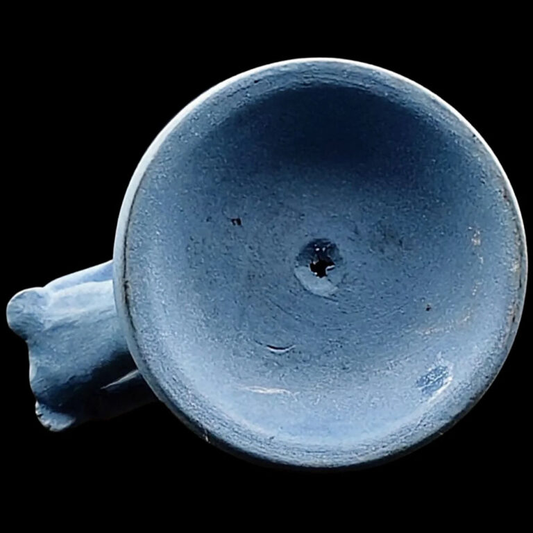 Flaxman Knight, after Wedgwood, in dark blue stoneware
