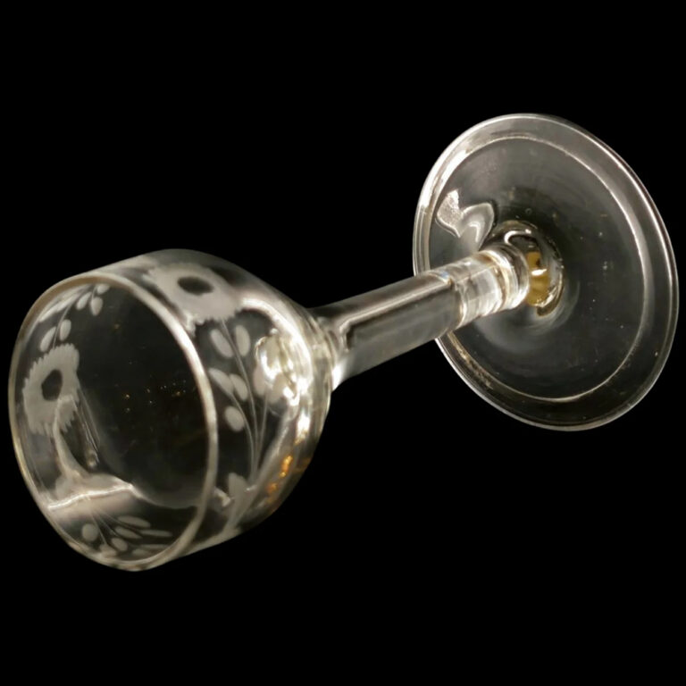 English wine glass c.1745