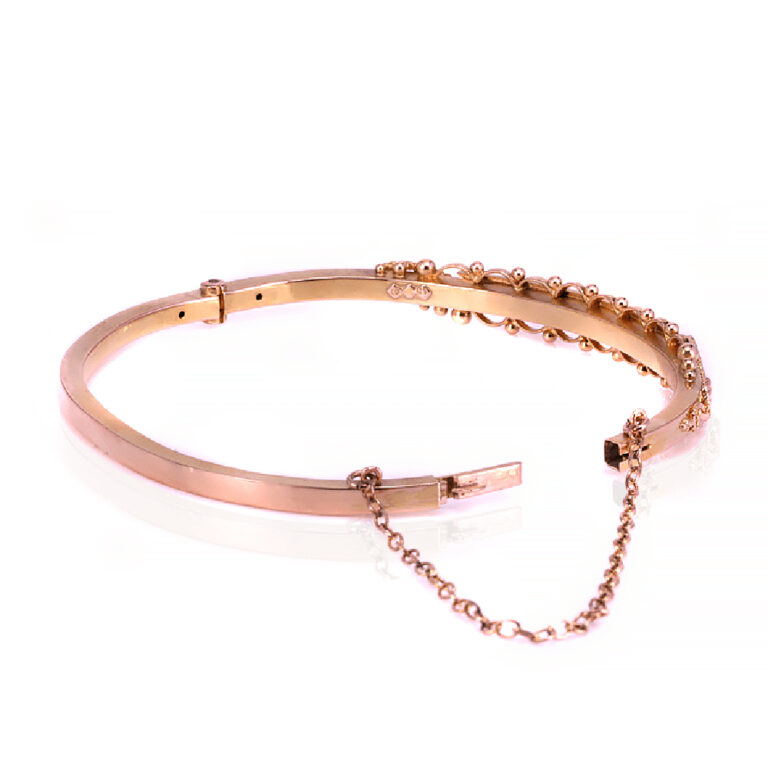 antique ruby and diamond bangle c.1910