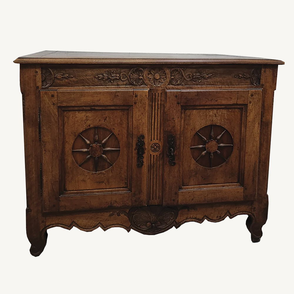French 18th century walnut cupboard