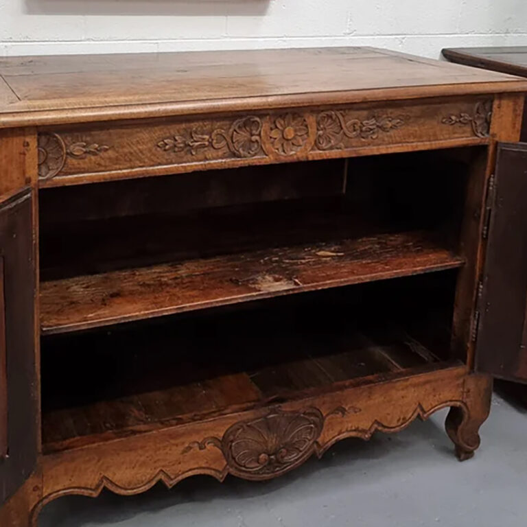 French 18th century walnut cupboard