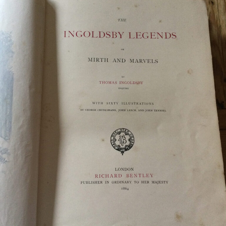 vintage book thomas ingoldsby