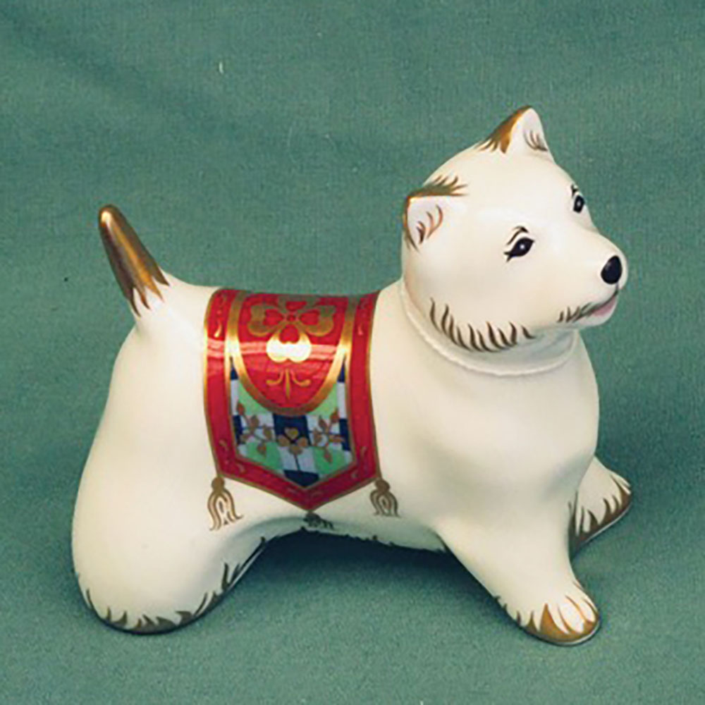 Royal Crown Derby West Highland Terrier paperweight