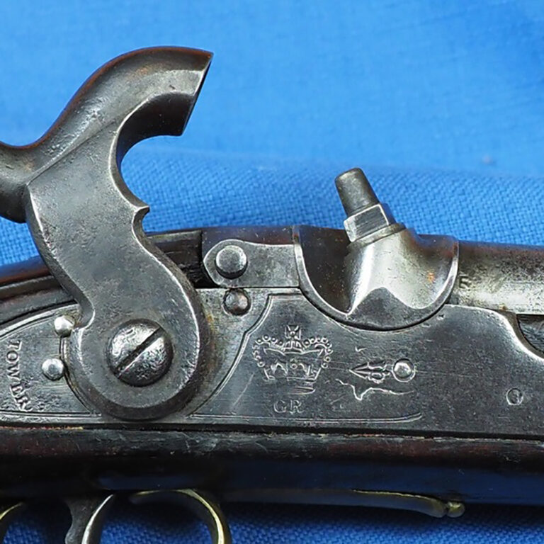 Rare Waterloo veteran Hanoverian conversion pistol