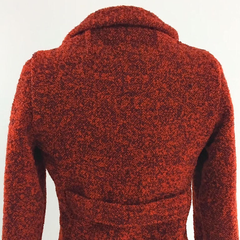 vintage 1940s/50s red wool winter jacket
