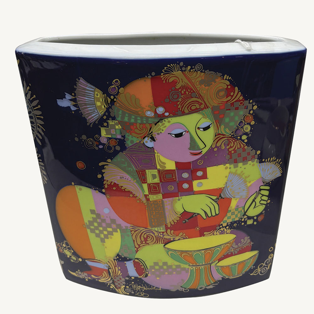 Bjorn Wiinblad ceramic vase, 1001 nights