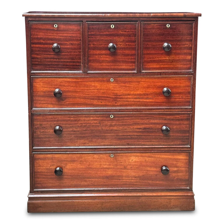 Early Australian cedar chest of drawers c1850
