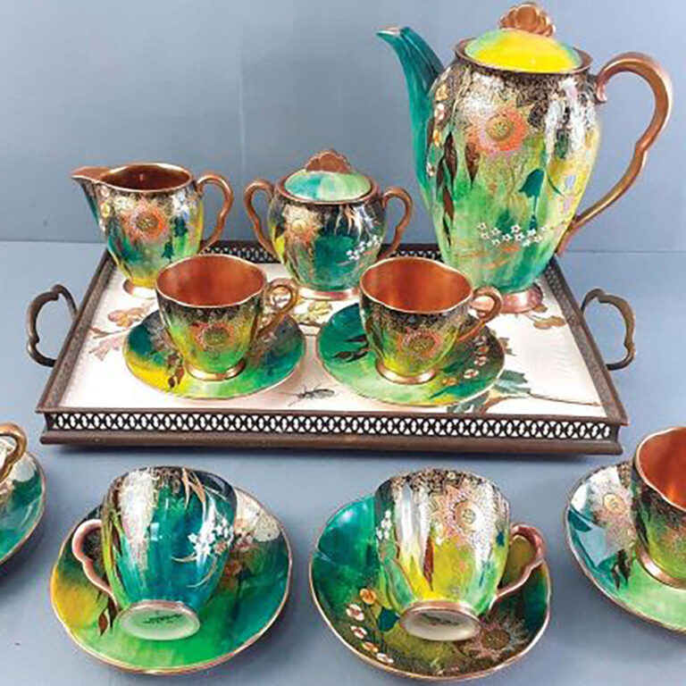 violet elmer carltonware babylon ceramic coffee setting