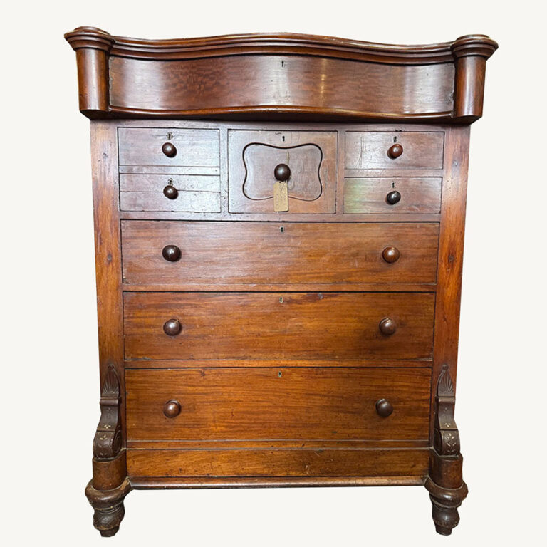 1880s Australian cedar eight drawer chest