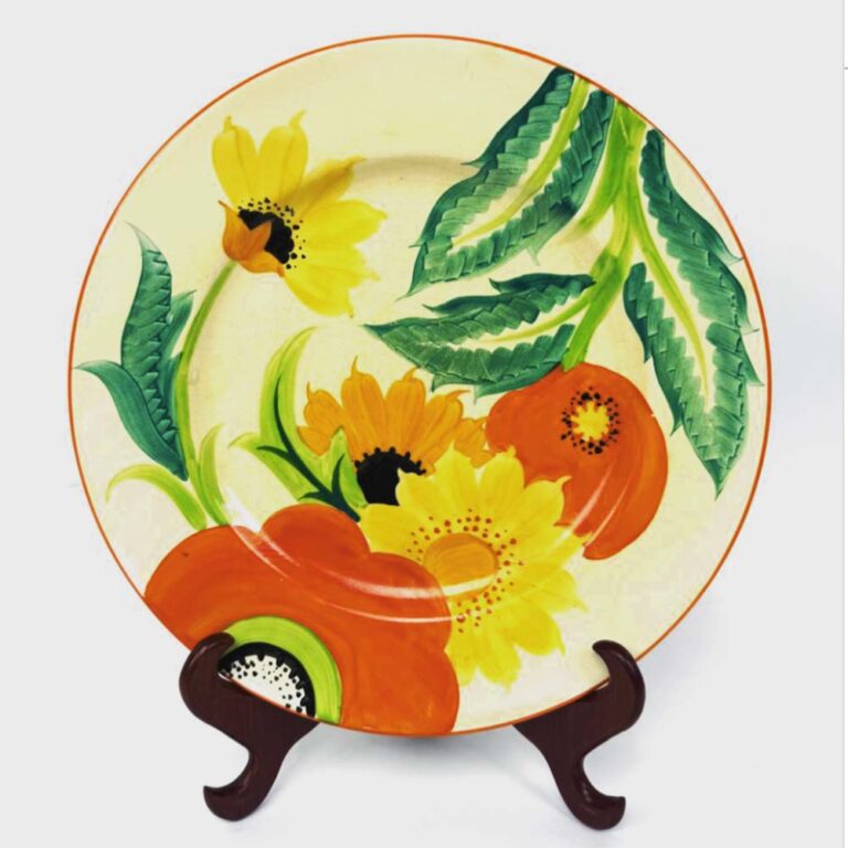 Susie Cooper, Gray's Pottery hand painted plate