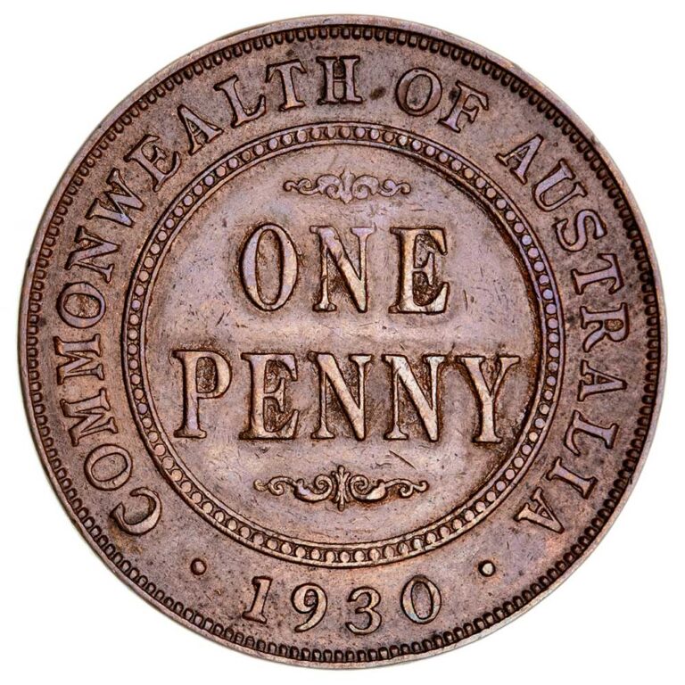 Australian Penny 1930 Noble Numismatics Sale 141