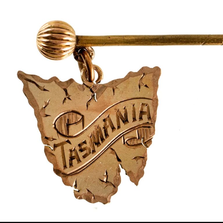 A 9ct pin from the late Jack Grace Collection of Australian colonial jewellery