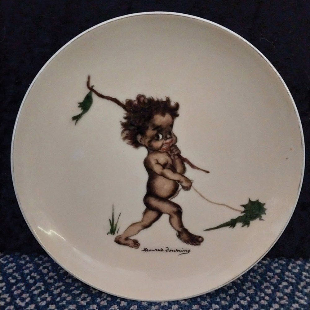 Brownie Downing Australia plate