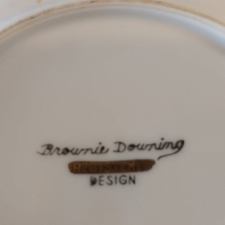 Brownie Downing Australia plate