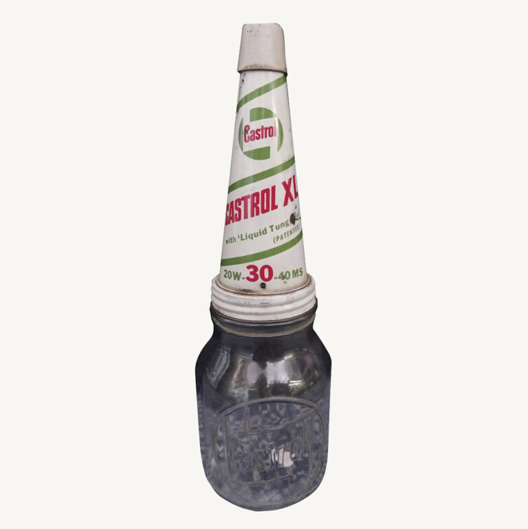 Embossed Castrol Oil Bottle with dust cap