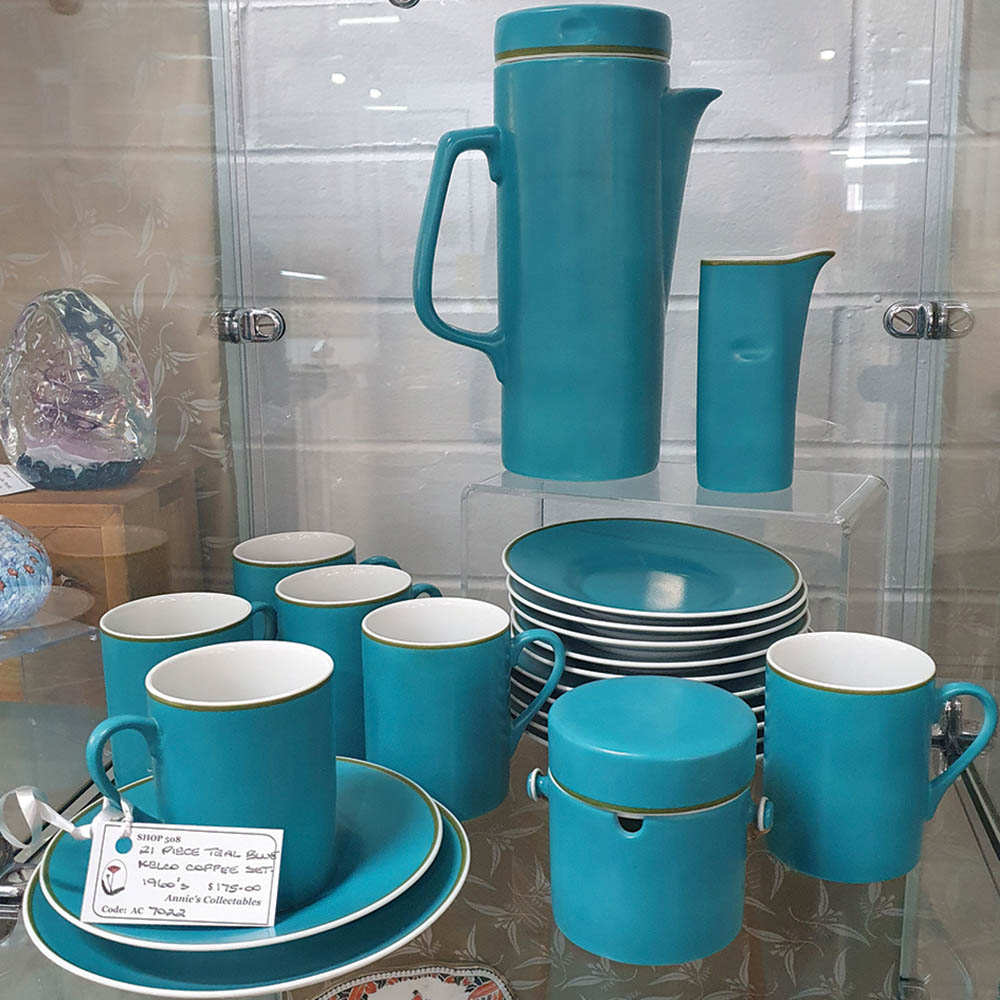 Ceramic coffee set by Kelco