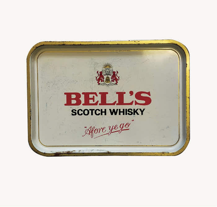 Tray for Bell's Scotch Whisky