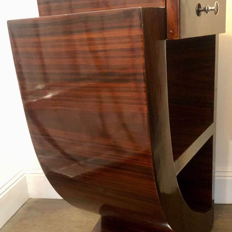 Mid-Century Macassar bedside or sofa table