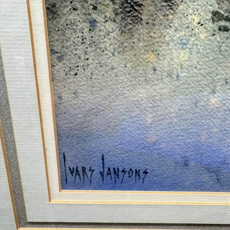 Oil on canvas painting by Ivars Jansons