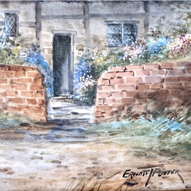 Original watercolour by Ernest T. Potter