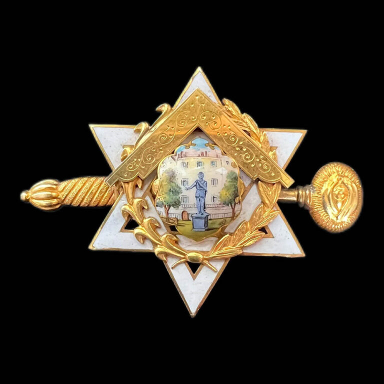Edwardian Masonic jewel brooch