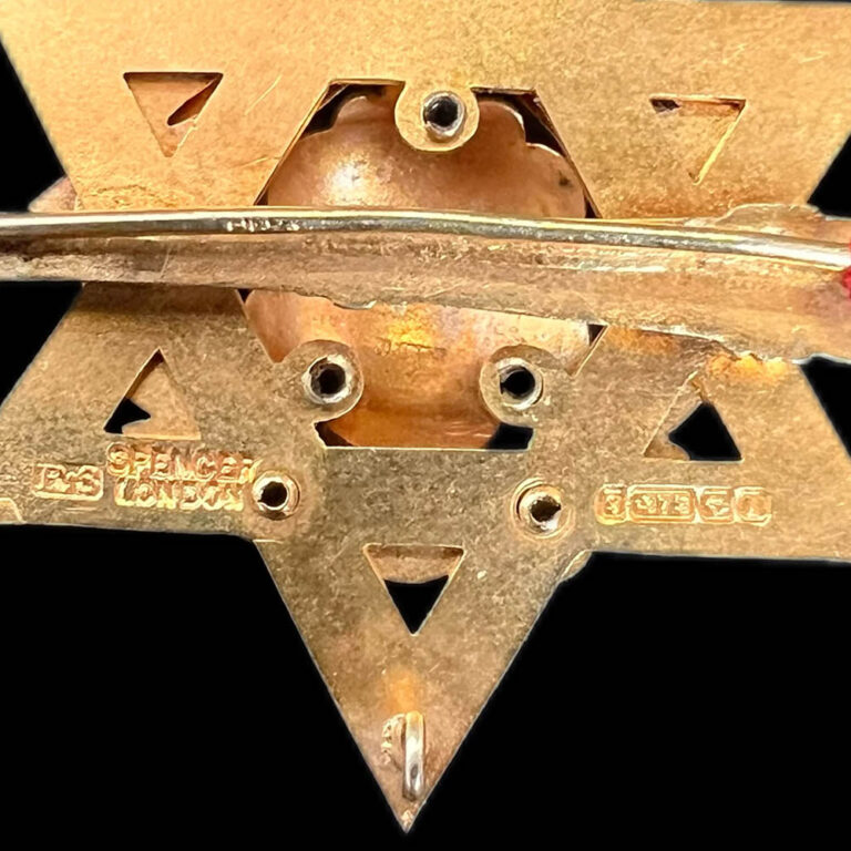 Edwardian Masonic jewel brooch