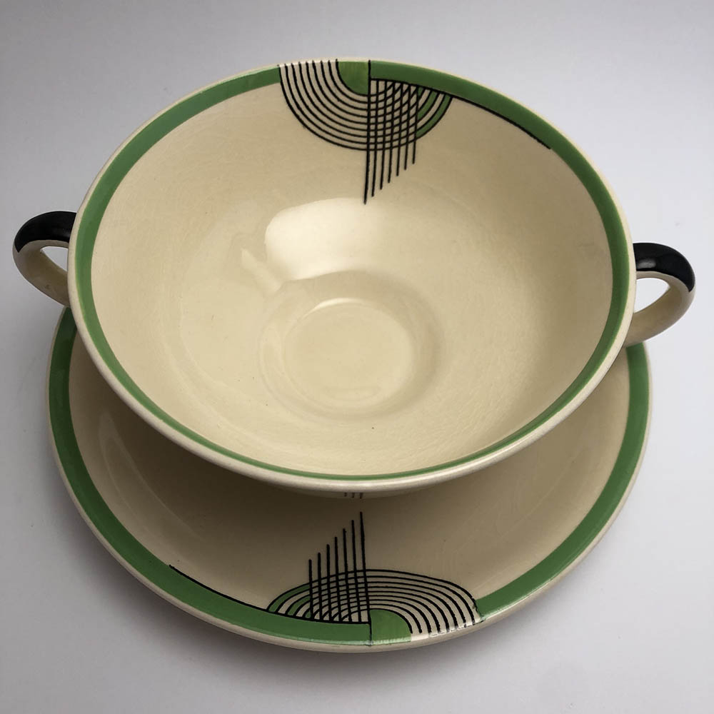 Royal Doulton soup bowl and saucer