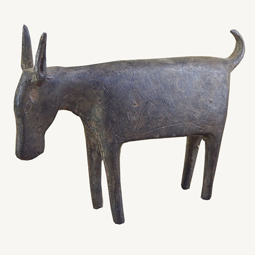 Ancient cast bronze animal figure