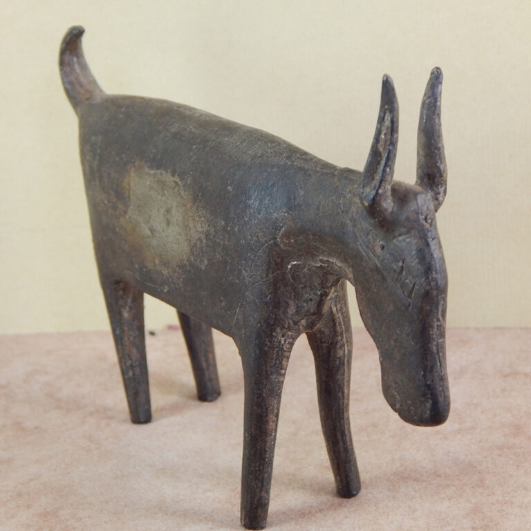 Ancient cast bronze animal figure