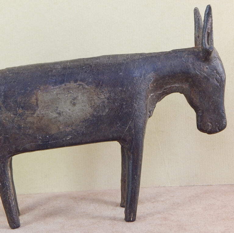 Ancient cast bronze animal figure