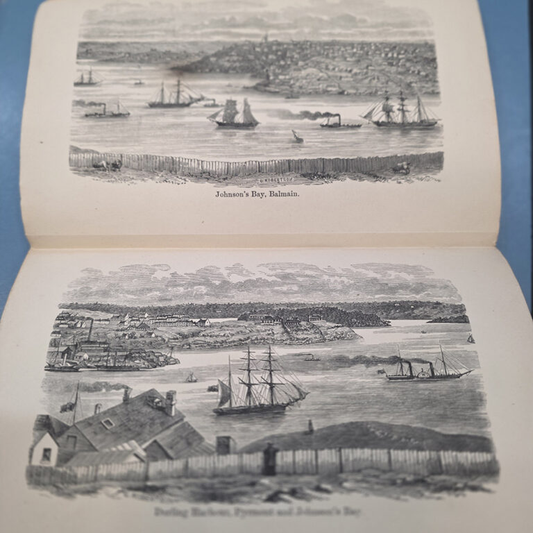 Antique book The Stranger's Guide to Sydney 1862