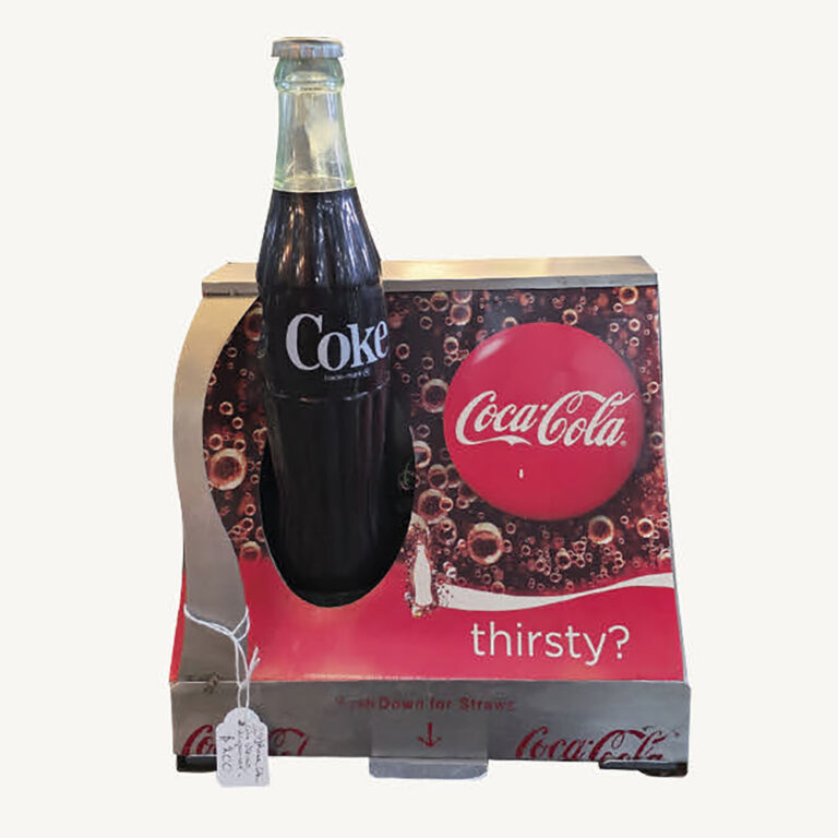 Vintage Coca-Cola straw dispenser