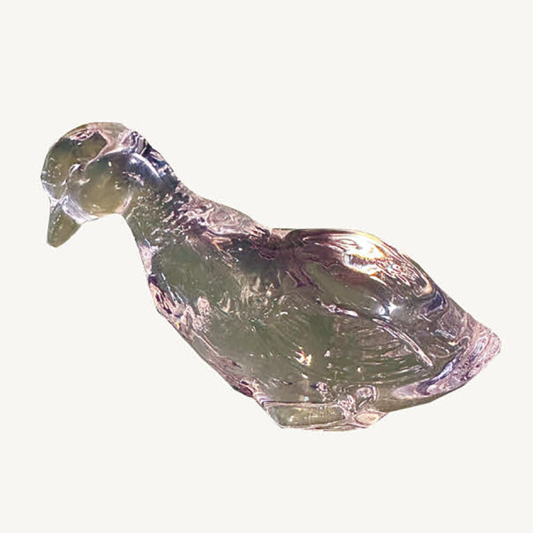 Vintage Baccarat duck paperweight