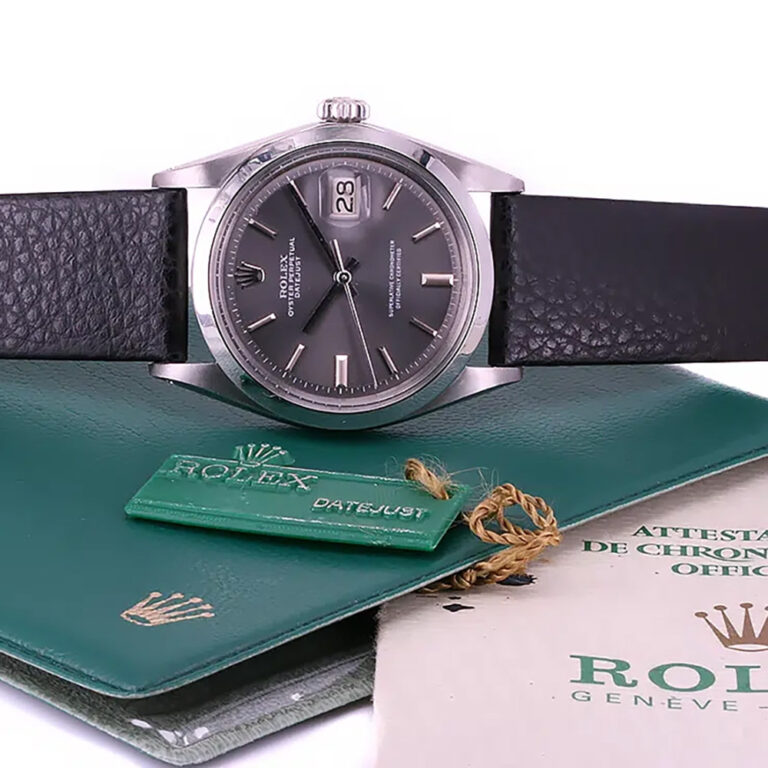 Slate grey dial 1970 Rolex 1600 with original papers