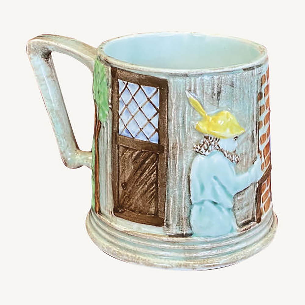 Burslem hand painted mug