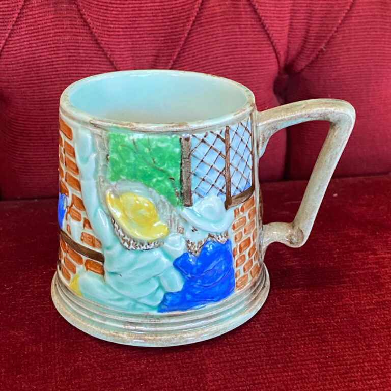 Burslem hand painted mug