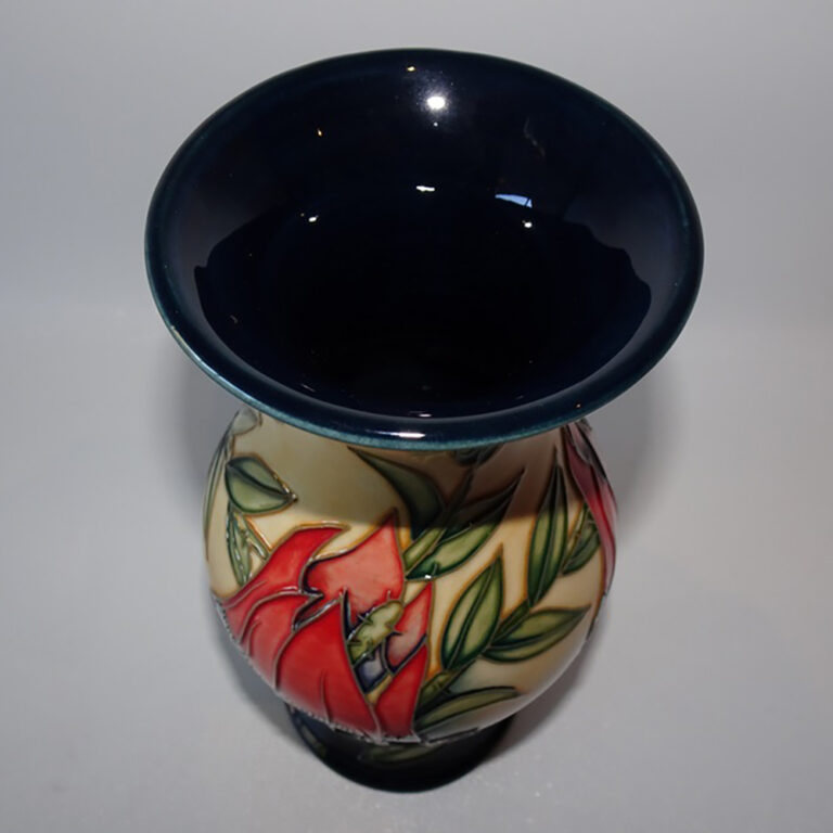Moorcroft Sturt Pea vase