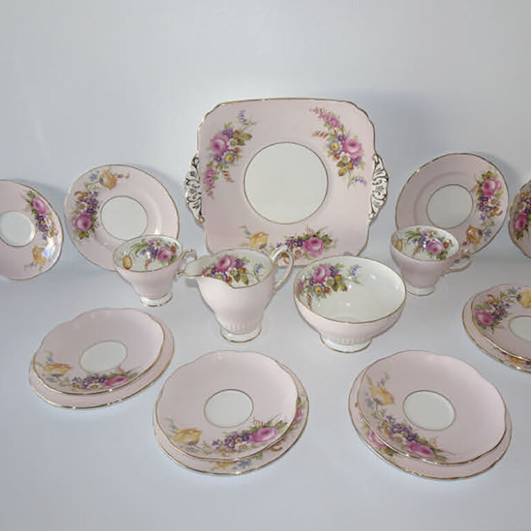 Foley bone china tea set